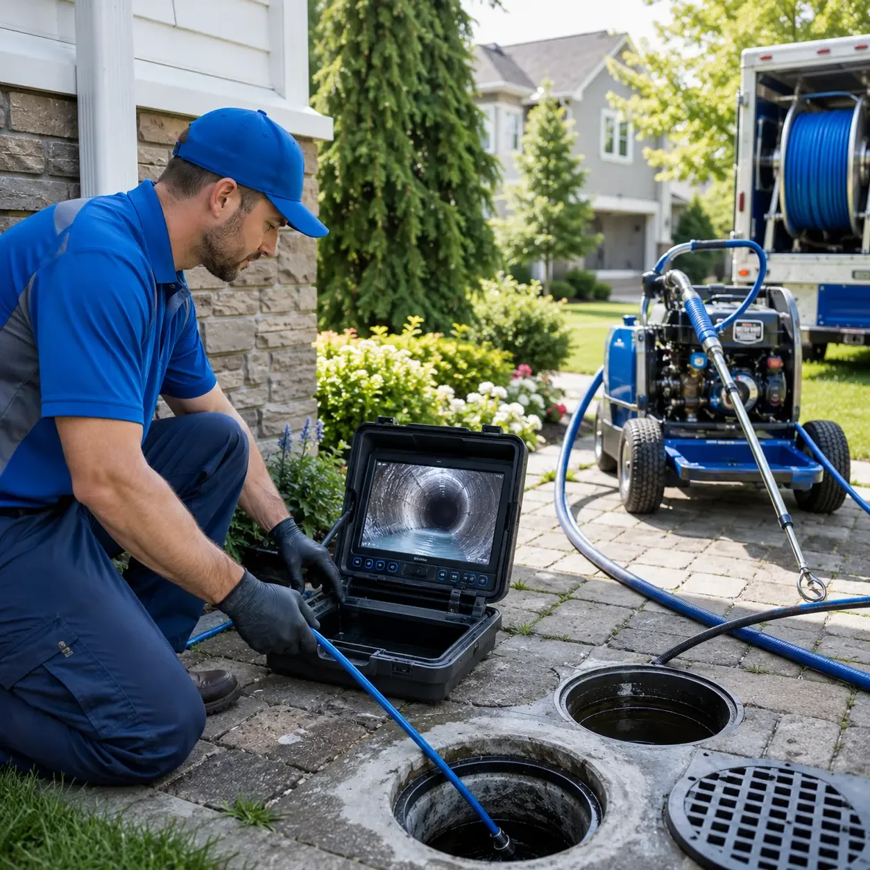 Outdoor drain cleaning professionals serving Fitchburg, MA